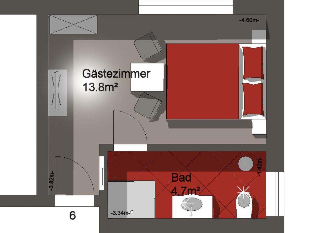 Pension Ruessel-Pub Sangerhausen Rom bilde